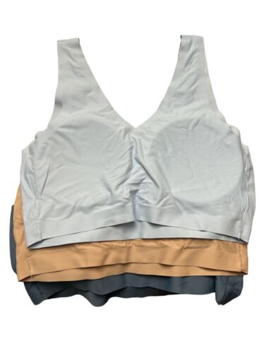 NÁUTICA 3~PACK INTIMATES LOUNGE SIZE L BRAS LASER CUT MULTICOLOR-NT3794~MSRP$64