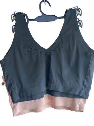 Lucky Brand Set of 2 Seamless Laser Cut Bras LVD19052 Sze L~ Perforated~CUTE!