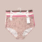 Laura Ashley~Women Brief Panties Floral/Solid 5-Pair LS6895~Sz L ~GREAT QUALITY