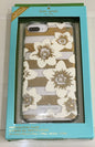 KATE SPADE PHONE CASE WHITE FLOWER GOLD ACCENTS RHINESTONE iPhone 8,7,6s,6 PLUS