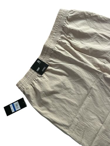 JONES NEW YORK Signature Beige~Roll Tab Cargo Capri~High Rise Cotton~XL MSRP $89