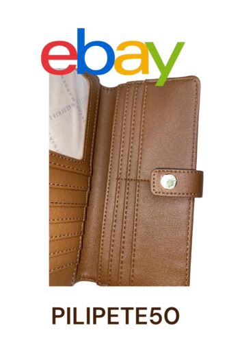 STEVE MADDEN Woman's Wallet Bifold BALLEN-G Soft Textured Brown BEAUTIFUL !!!