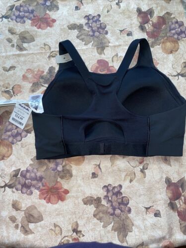 Adidas Black Solid Racerback Ultimate Alpha Sport Bra Women’s XLARGE RETAIL $50