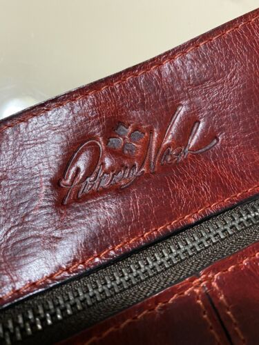Patricia Nash FRANCESCA Organizer Crossbody Distress Leather Ochre P02806 NEW