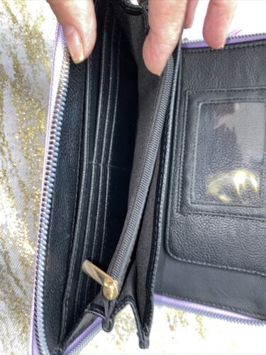 Betsey Johnson Zip Around Wristlet Wallet BOW DESIGN - LILAC & Gold Hardware NWT