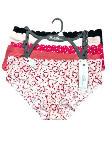 Marilyn Monroe 5pc MM9411  No Show Bikini Panties~XL~Multicolor $42-PERFECT