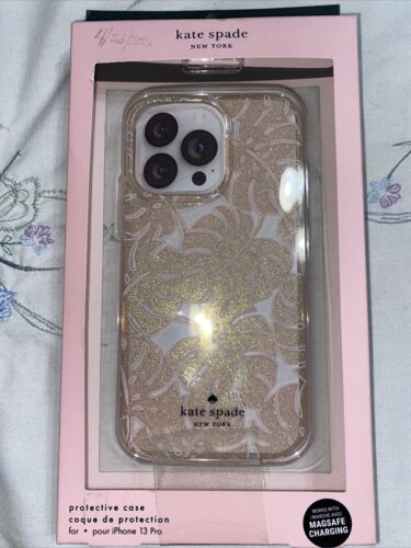 Kate Spade New York Protective Hard-shell Case iPhone 13 PRO Floral Pink