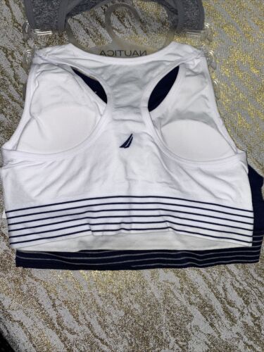 NÁUTICA 3 PACK INTIMATES LOUNGE COMFORT BRAS SIZE LARGE RETAIL $54 BEAUTIFUL NEW