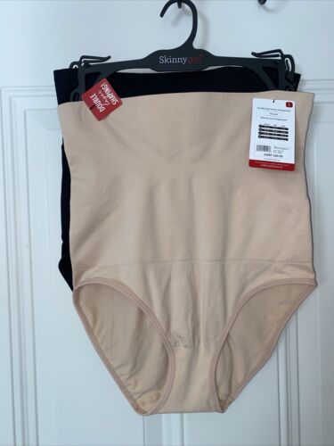 Skinnygirl Shaping Double Layer Tummy Toning Panel 2 pk~Medium~Briefs SG7123❤
