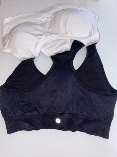 90 Degree By Reflex High Perform. Full Support Sport  Bra Set-Two Large MSRP$58