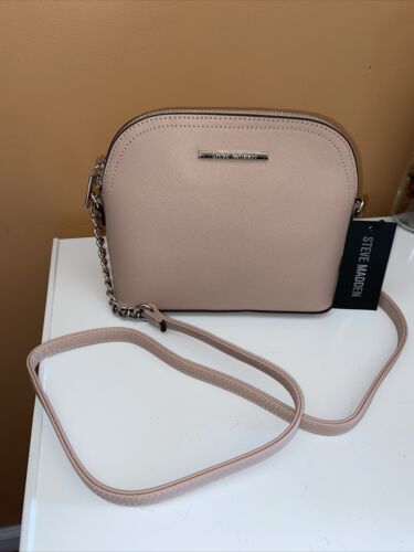 STEVE MADDEN handbag BMaggie Blush Silver Hardware BEAUTIFUL! NWT