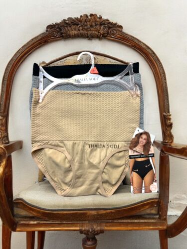 Thalia Sodi High Waist Shaping Briefs~Seamless~Full Coverage~3 Pair~MEDIUM ❤