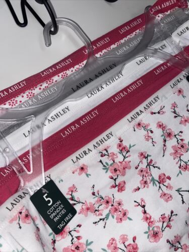 LAURA ASHLEY~5 Pack FIT PANTIES~MULTICOLOR~ STYLE # LS9221~ALL SIZES~GREAT FIT!