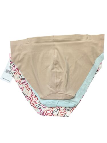 DKNY 3 Pack Bikini Panty-Women's-Sze XL- Laser Cut Style Logo & Solid Design-NWT