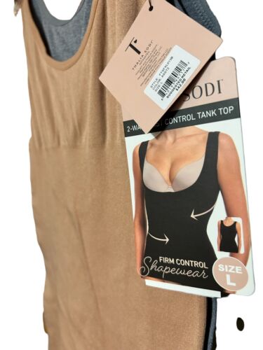 Thalia Sodi  2Pk Seamless Shaping Reversible Camis Sz L 2-Way Waist Control~NWT