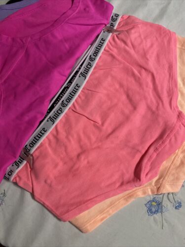 JUICY COUTURE JC4385 5 Pack SIGNATURE WAIST COMFY SEAMLESS HIPSTER PANTIES XL