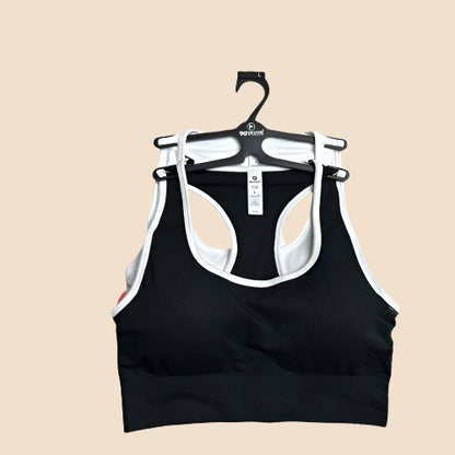 90 Degree By Reflex High Performance Full Support Sport  Bra Set-Two L- MSRP$58