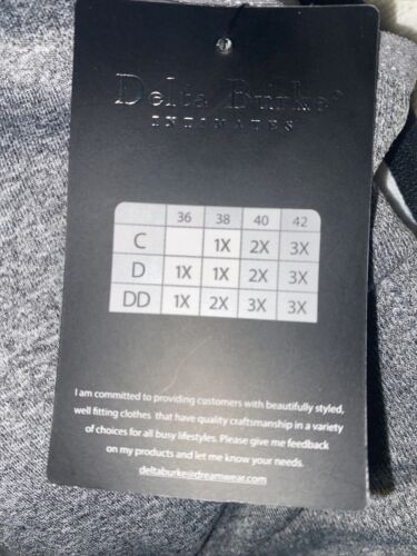 Delta Burke 3-Pack Seamless Bras Size 2X Soft Comfort Lounge Removable Pads NEW