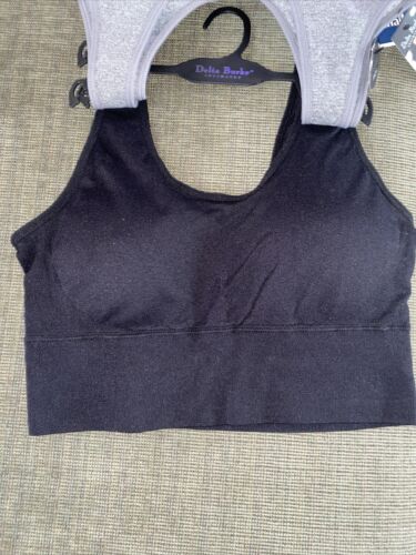 Delta Burke 2-Pack Intimate Seamless Bras Size 2X Soft Comfort Longline NICE