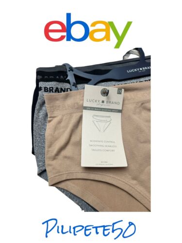 Lucky Brand Shaping High Waist Briefs Size 2XL~3 pair Style LVD38079~ EXCELLENT!