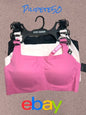Steve Madden Women’s 3-Pack Seamless Lounge Bra Removable Pads Size L~ MSRP $84