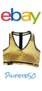 New Balance Medium Impact Sports Bra Style 112016 Saffron/Black Size XXL