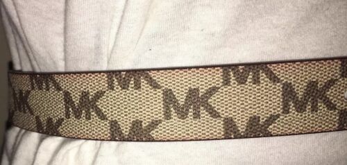 MICHAEL KORS BELT REVERSIBLE SKINNY WITH GOLD BUCKLE