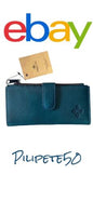Patricia Nash~Nazari Wallet Bifold~ Blue Coral~Style P41906~GREAT FIND!!!