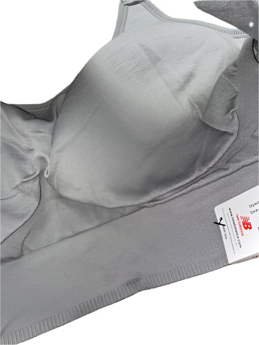 New Balance Medium Impact Sports Bra Style Gray Camouflage Size L NEW