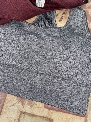 90 Degree By Reflex High Perform. Full Support Sport  Bra Set-Two Large MSRP$58