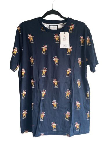 Denim & Flower Ricky Singh SHIRT MENS~M~ Taco Tuesday Blue~Live Everyday~UNIQUE!