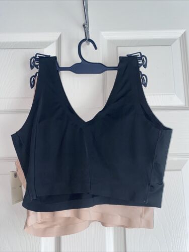 Lucky Brand Set of 2 Seamless Laser Cut Bras LVD19053 Sze L~ RARE FINDING!!!