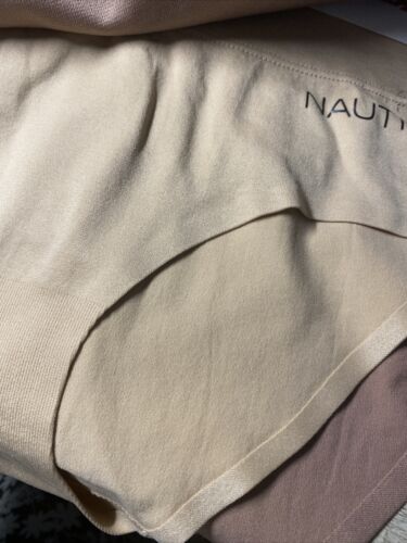 NAUTICA INTIMATES NT7106 3PKD MF SEAMLESS SHAPING BRIEF PANTIES GREAT FIT!NEW~ L