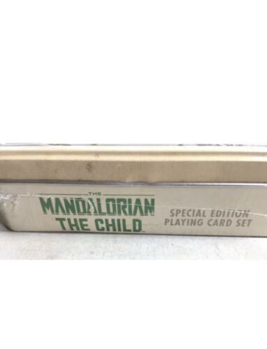 Star Wars Mandalorian The Child Baby Yoda Grogu Playing Card Deck Collectors Tin