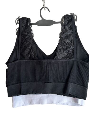 Delta Burke 2-Pack Seamless Bras Size 2X Soft Comfort Lounge Removable Pads NEW
