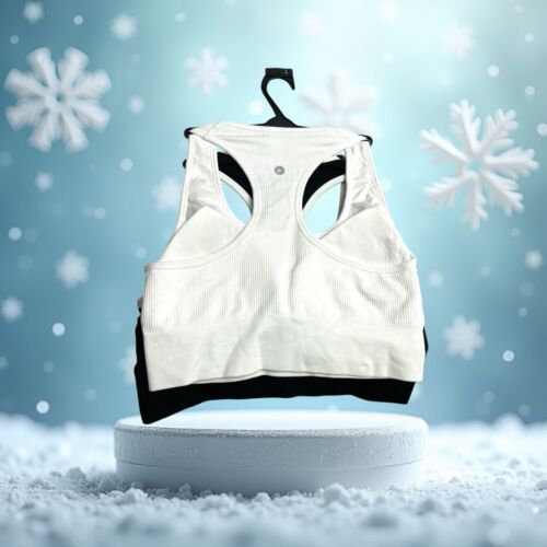 90 Degree By Reflex High Performance Full Support Sport  Bra Set-Two L- MSRP$58