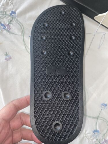 Rae Dunn RELAX RELAX Slides Black & Ivory Size 9 NEW - SUPER CUTE!!!