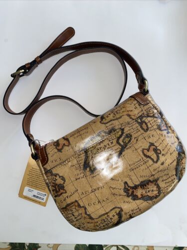 Patricia Nash Handbag ~ Ryton Leather XBDY P949414~European Map-NWT~REAR FIND!!!