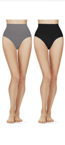 MeMoi Women’s 2 Pack Seamless Technology High Waist Shaping Briefs NEW~GREAT FIT