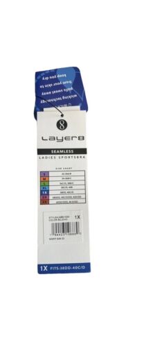 LAYER 8 MAX. SUPPORT SIZE 1X SPORT BRA  CAMOUFLAGE GRAY/CHARCOAL/BLACK LWB0103X
