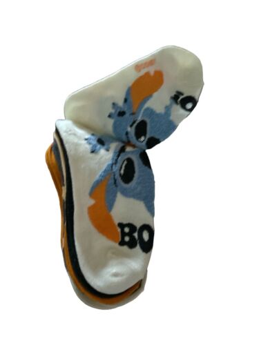 New Disney’s STITCH Halloween Ladies 5 Pair No Show Socks Size 4-10 NWT~BOOO!!!