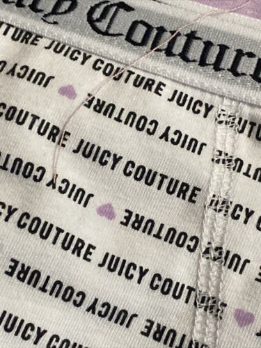 JUICY COUTURE JC6555~ 5 Pack SIGNATURE WAIST COMFY COTTON SPANDEX PANTIES ~L