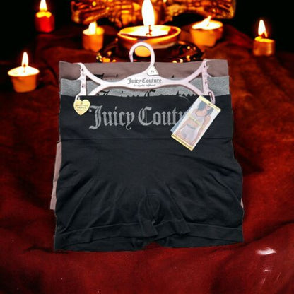 JUICY COUTURE Shaping Seamless Slip Shorts Size XL 3 Pack Style JC4078￼￼ UNIQUE