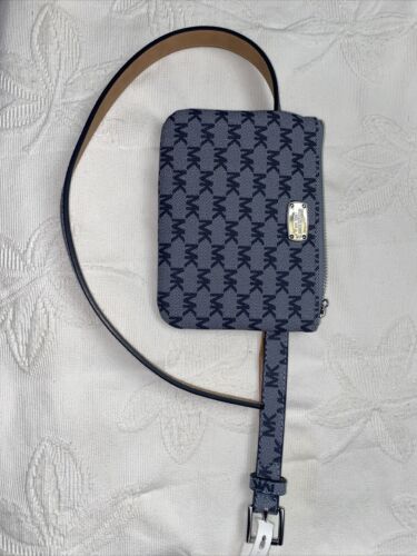 MICHAEL KORS  FANNY PACK BLUE/LIGHT BLUE SMALL  CLASSY & STYLISH! MSRP $78
