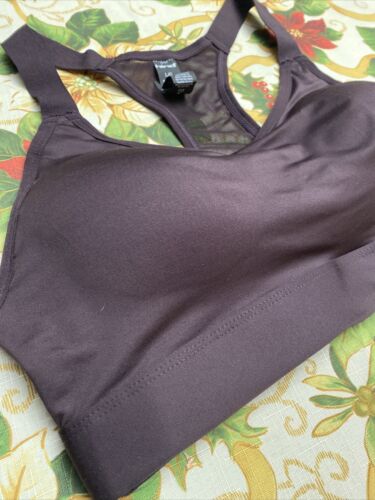 Hind Women's Racerback Sports Bra Size XL Marrón Athletic Workout Fitness
