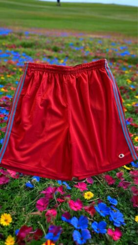 Champion Basketball Shorts Mens 2XL Red Mesh Gym NEW