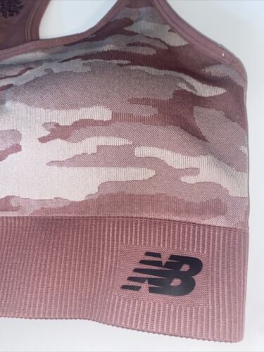 NEW BALANCE Women's Sports Bra ~MEDIUM IMPACT~Style 116718~DARK OXIDE~ALL SIZES