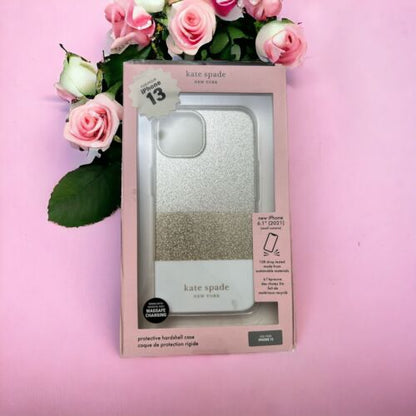 Kate Spade Protective Case~iPhone 13~Gold, Silver, White~MagSafe~ 6.1” 10ft Drop