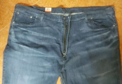 LEVI'S 559 RELAXED STRAIGHT FIT STRETCH JEANS 54" x 32" DARK BLUE LEVI'S A1!!