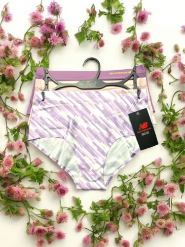 NEW BALANCE Women's No Show Seamless Mid-Rise Panties~3 Pck Multicolor~ALL SIZES